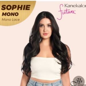 Sophie Mono Lace Long Wavy Wig - Black